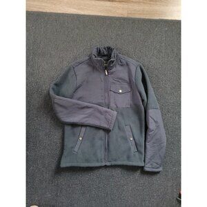 Men’s Vuori Morrow Sherpa Fleece Full Zip Jacket Sz M Dark Blue